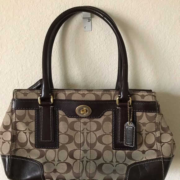 Coach Handbags - Coach C medium sized brown bag